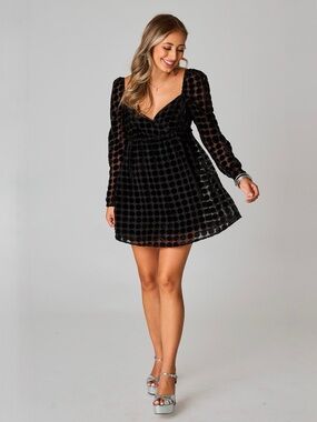 BUDDY LOVE Fallon Babydoll Dress Sz M